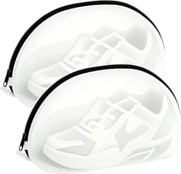 Wasnetten voor schoenen en lingerie, 35 x 22 x 21 cm, duurzame waszakken met ritssluiting voor wasmachine en droger, 2 stuks, ideaal voor bescherming en opslag — thumbnail 1