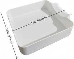 8 stuks - Afvoerbak voor wasmachine - Universeel type - 3D - Wateropvang en - Afvoer - Lekbak van de wasmachine - Onderdelen voor wasmachines - Eenvoudig te installeren - Geschikt voor kelders, appartementen, stacaravans, garages en huurwoninge — thumbnail 2