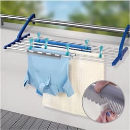 Dailygoods - Dailygoody - Sokkenclips - Multifunctioneel sokkenwasrek - 4 stuks kunststof - Praktisch voor ondergoed en handdoeken - Handig voor kleding - Ideaal v.. — thumbnail 2