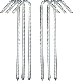 Stevige grondankers voor tenten en trampolines - 6 stuks van 30 cm - Ideaal voor tuin en constructie — thumbnail 1