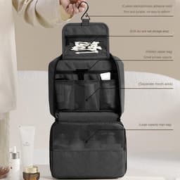 SnelShoppen - Toiletries Laundry Bag - Duurzame RPET Waszak - Waterdichte Reistas voor Toiletspullen - Ideaal voor Camping, Reizen en Thuisgebruik - R — thumbnail 4