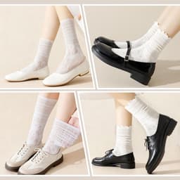 Solidchoice - Set van 3 Dames Sokken in Diverse Kleuren — thumbnail 2