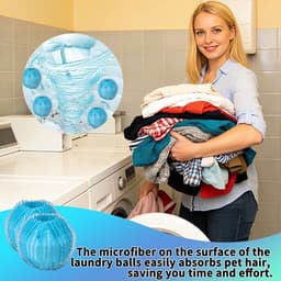 Solidchoice - Set van 16 Herbruikbare Huisdierhaarverwijderaars voor de Wasmachine — thumbnail 5