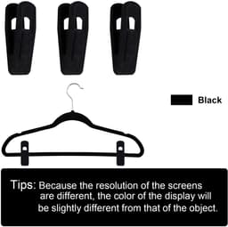 Solidchoice - Set van 48 Velvet Clips voor Kleding en Hangers — thumbnail 3