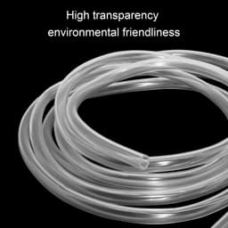 Dailygoods- Flexibele Slang 6mm x 8mm - 3 Meter - Voedselveilig PVC - Transparant - Schokbestendig - Hoge Flexibiliteit - Temperatuurbestendig - Tuinslang — thumbnail 5
