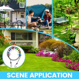 Dailygoods- Waslijn Verstelbaar van 1,8 tot 3 Meter - Draagbare Camping Waslijn - Inklapbare Reiswaslijn - 12 Klemmen - Lichtgewicht en Duurzaam Touw - Kledinglijn — thumbnail 2