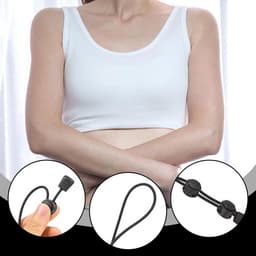 Dailygoods- Kledingtouwen 4 Stuks - Elastische Kledingtouwen - Verstelbare Kledingtouwen - Gereedschap voor Kleding - Accessoires voor Kleding - Duurzaam Touw 91 cm - Kledingaccessoires — thumbnail 2