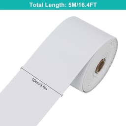 Witte, 5 meter lange, zelfklevende, flexibele zoom, comfortniveau: 10 meter, flexibele decoratiestrip, hoofdborddoorvoerstrip, opgestapelde pootdraad, vouwoppervlak, Japanse bloemendecoratiestrip, houtnerf — thumbnail 3