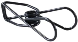 Dailygoods - 50 stuks metalen draadklemmen, multifunctionele stalen draadklemmen, 32 mm mini-pinnen voor kleding, rekeningen, papier, kantoorbenodigdheden, keuken, kamperen (zwart) — thumbnail 2