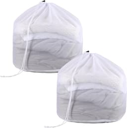 SnelShoppen - 2 Wasnetten voor Wasmachine 50 x 60 cm, Herbruikbare Waszakken met Koordstopper voor Ondergoed, Beddegoed, Baby Kleding en Sokken — thumbnail 1