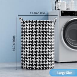 Wasmand - Opvouwbare wasmand - Grote wasmand -Wasmand met handvat -Opvouwbare Wasmand met Handvat – Ruimtebesparende Wasmand voor Badkamer - Slaapkamer -Studentenhuis en Reis - Opbergmand voor Kleding en Speelgoed — thumbnail 2