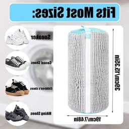 Waszak voor schoenen, microvezel, 360° bescherming, herbruikbaar, ideaal voor sportschoenen en sneakers — thumbnail 5