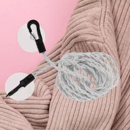 Draagbare Waslijn - Reis Waslijn - Kleding Drogen - Met Zuignappen - 300 cm - Wit — thumbnail 4