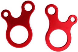 Set van 10 winddichte gespen met trekkoord van aluminium, geschikt voor buitenactiviteiten zoals kamperen, wandelen, trektochten, enz., rood. — thumbnail 2