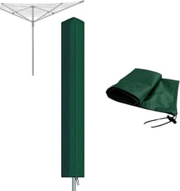 Draaibare hoes Geschikt voor wasrek, 165 cm, gemaakt van hoogwaardig, waterdicht 600D-materiaal, UV-bestendig en milieuvriendelijk. — thumbnail 1