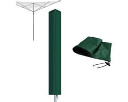 Draaibare hoes Geschikt voor wasrek, 165 cm, gemaakt van hoogwaardig, waterdicht 600D-materiaal, UV-bestendig en milieuvriendelijk.