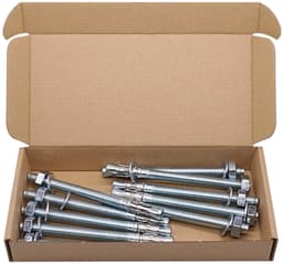 Wedge Anchors - Metaalpluggen Ankerbouten - Bevestigen in Beton - Gegalvaniseerd Staal - M10 x 130 mm - Zilverkleurig — thumbnail 4