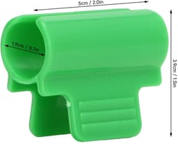 Allecto - Kasklemmen Clips - Antislip Netting Tunnel Hoop Clips - 24st - Kunststof - Voor Versteviging Schaduwnetten - Geschikt voor Tuinbouw - 19 mm — thumbnail 4