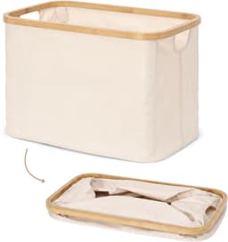 Trendy Meije® Opvouwbare Wasmand - Licht Beige - 40 Liter - Wasbox - Heupwasmand — thumbnail 1