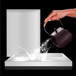Wasmachine Afvoerbak - Lekbak Vloerbescherming - Apparaat Beschermen - Roestvrij Staal 0.8mm - Diverse Maten - Zilver — thumbnail 5