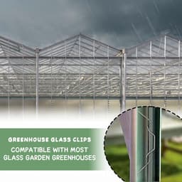 MTTProducts - Greenhouse Clips - 50 Stuks - Voor Bevestigen van Tuinbedekking - Groen - Stevige Klemmen - Ideaal voor Serres - Robuuste Materialen — thumbnail 3