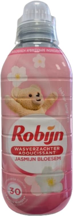 Robijn Wasverzachter - Jasmijn Bloesem - 604ml x 10 flessen - 30 Wasbeurten — thumbnail 2