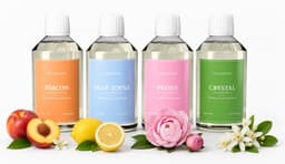 STEAMSTORY - Wasparfum - Bundel - 4x250ml – Luxe Geurboost voor je Was – Langdurige Frisheid - Zircon, Blue Topaz, Peony, Crystal — thumbnail 1