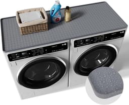 Wasdroger Werkblad - Apparaatbeschermer - Apparaten Beschermen - Verhoogde Rand - 130 x 65 cm - Grijs — thumbnail 1
