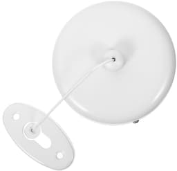Intrekbare Waslijn - Reis Waslijn - Kleding Drogen - Ruimtebesparend Ontwerp - 9.3 cm - Wit — thumbnail 1