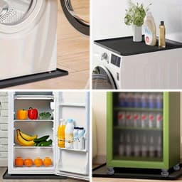 Lekbak Wasmachine - Opvangschalen - Apparaten Beschermen - Verhoogde Rand - 60 x 60 cm - Zwart — thumbnail 2