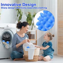 Allecto - Droogballen - Herbruikbare Droogballen - Zacht en Duurzaam - Set van 6 - Wasballen voor Wasmachine - Efficiënt voor Droogproces - Voor el... — thumbnail 5