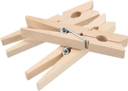 150 Stuks Houten Wasknijpers van 7 cm - Ideaal voor Kleding, Foto's en Creatieve Projecten — thumbnail 3