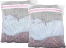 Klein Wasnet voor Wasmachine, 40 x 50 cm, Beschermende Waszak met Verborgen Rits, Voorkomt Vouwen en Deformatie van Kleding, Ideaal voor Delicate Stoffen en Ondergoed — thumbnail 1