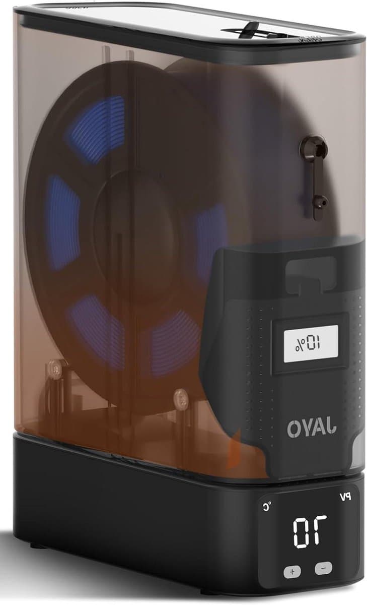 Filament Droger - 3D Print Accessoire - 3D Printen Optimaliseren - Split & Stapelbaar - 30 cm Breed - Zwart — afbeelding 1