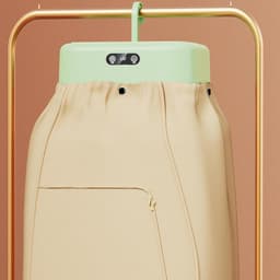 Mini-wasdroger voor kleding - bediening met twee temperaturen, draagbare elektrische wasdroger, voor badkamer, balkon, buiten, binnen, woning, slaapzaal, camping, terras, keuken en kast — thumbnail 3