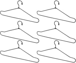 Dailygoods- Poppenkleerhanger Ruimtebesparend - Metalen Hanger - Lichtgewicht - Draagbaar - Decoratief - 150 mm - Poppenhanger — thumbnail 4
