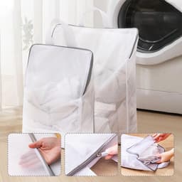 Dailygoods - Set van 4 Netwaszakken met Rits en Handgreep - Ideaal voor Ondergoed en Sokken — thumbnail 3