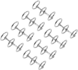 Dailygoods- Inbindringen Gegalvaniseerd Metaal - Herbruikbare Notebookringen - 3 Gaten - Losbladige Binding - Robuust Ontwerp - Superieure Functionaliteit - Notitieboekringen — thumbnail 4