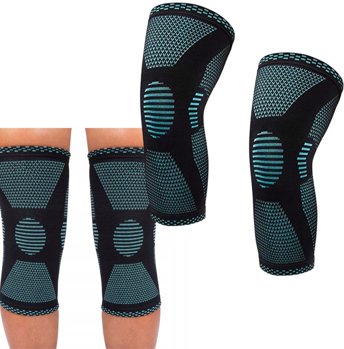 MONA FIT-1044 - Orthopedisch Kniebrace - 2 Stuks - L - Ergonomisch - Compressie — afbeelding 1