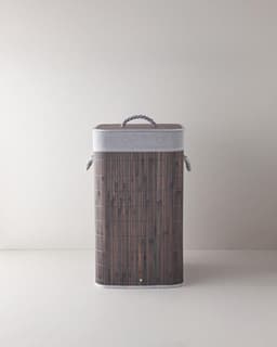 English Home Selena wasmand - 70 l - 40x30x60 cm -Antraciet — thumbnail 1