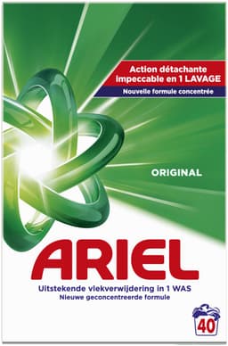 Ariel Snel Oplosbaar Waspoeder Original - 5 x 40 Wasbeurten — thumbnail 2