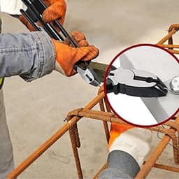 Draadknijpers voor het draaien van draad, 6 inch, gemaakt van koolstofstaal, met vergrendelingsmechanisme en veerherstel voor stevige grip — thumbnail 4