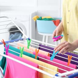 48 Stuks Wasknijpers met Tas - Winddichte Plastic Wasknijpers voor Kledinglijnen en Hangers, Duurzaam en Lichtgewicht — thumbnail 4
