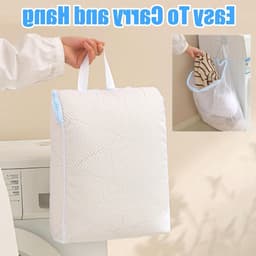 Grote Waszak voor Wasmachine, 50 x 60 cm, 2 Stuks, Met Rits en Handvat, Ideaal voor Kleding, Ondergoed en Shirts — thumbnail 2