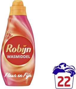 Robijn Klein & Krachtig Wasmiddel Fleur en Fijn 22 Wasbeurten 665 ml — thumbnail 2