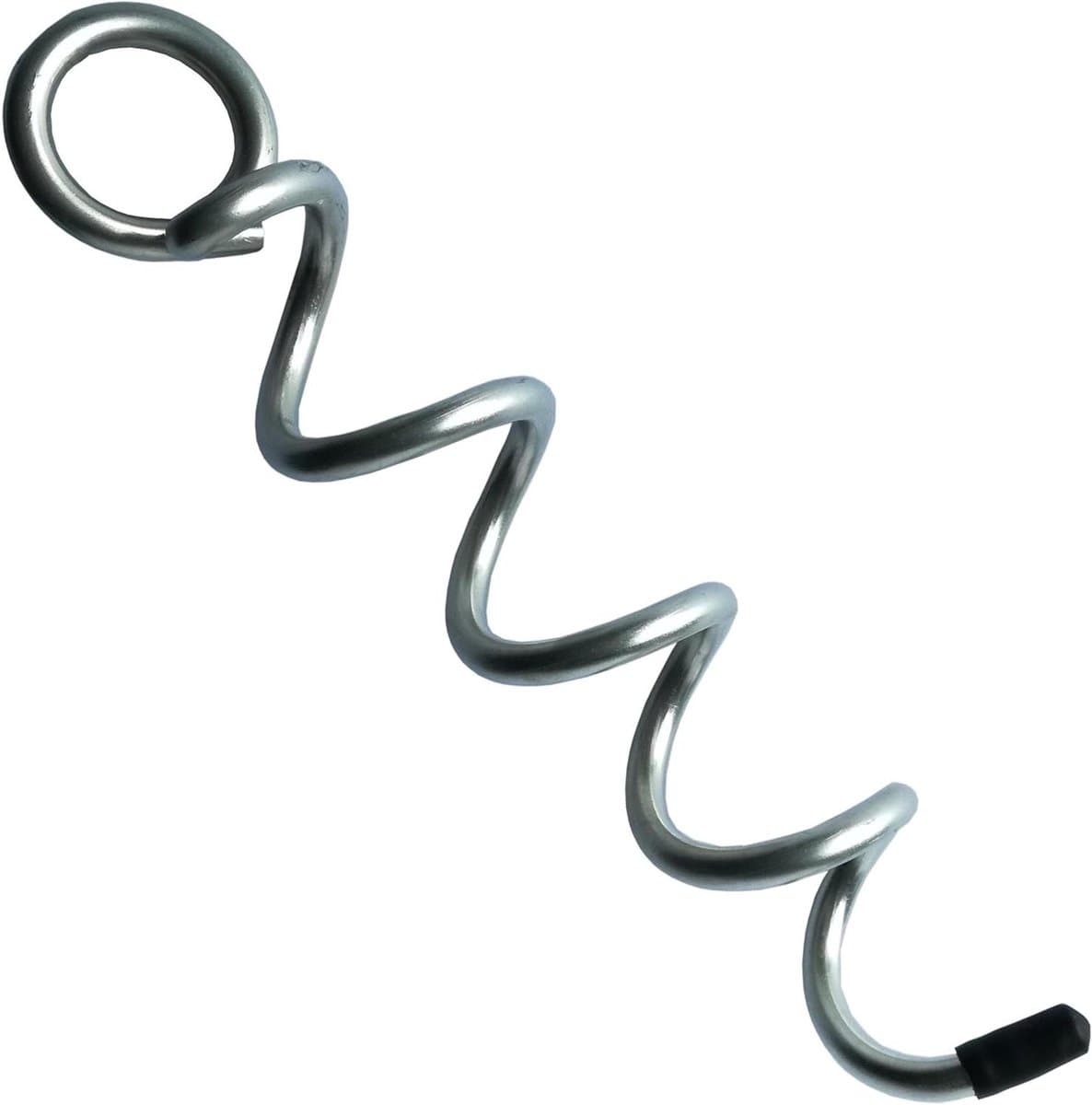 Grondankers Tent - Stormanker Kuipanker - Veilig Bevestigen - Verzinkt Staal - 28 cm Lengte - Zilverkleurig — afbeelding 1