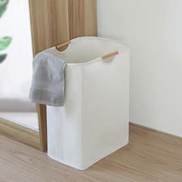 FloraGrace Wasmanden - Grote Wasmand Stoffen Wasmand Opvouwbare Wasmand Laundry Basket Met Hengsel Voor Badkamer / Slaapkamer, Oxford-Stof, Wit — thumbnail 1
