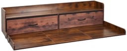 M-Goods - Wasmachine Ombouw - Wasmachinekast met 2 Lades - Wasmachine Verhoger - Opbergplank - Vintage Houtlook — thumbnail 5