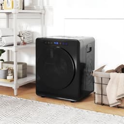 Mini Afzuig Luchtdroger – RVS en ABS Behuizing – 49 x 43 x 61 cm – Compacte Ventilatie / Droog Unit voor Lucht en Omgeving – Zwart — thumbnail 3