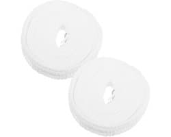 Waslijn Set - Droogtouw Kleding - Buiten Droge Kleding - Antislip Ontwerp - 5 Meter Lengte - Wit